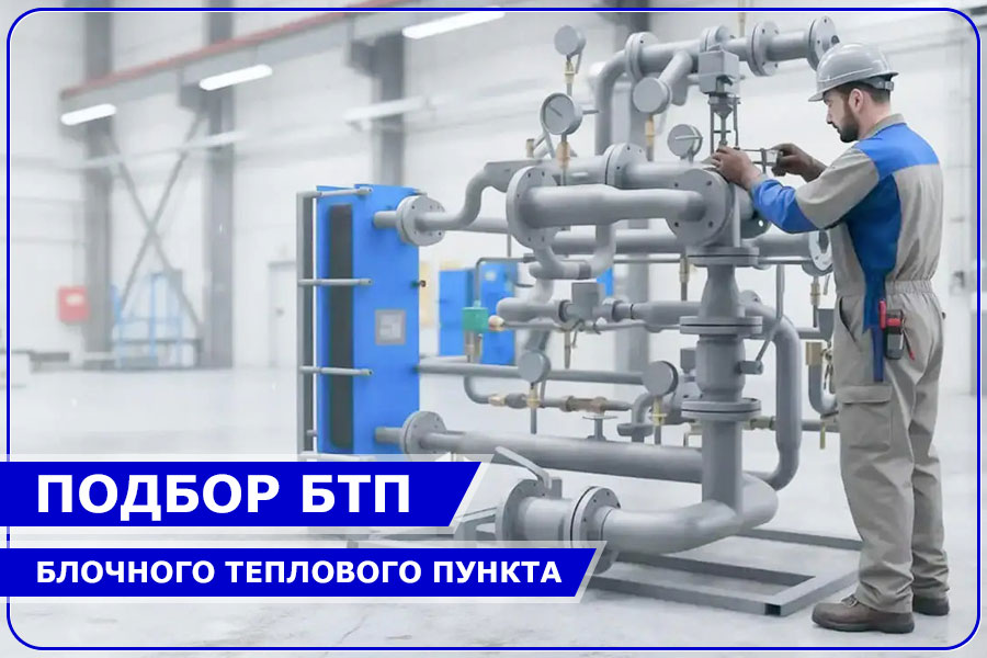 Подбор БТП: блочного теплового пункта Подбор БТП: блочного теплового пункта